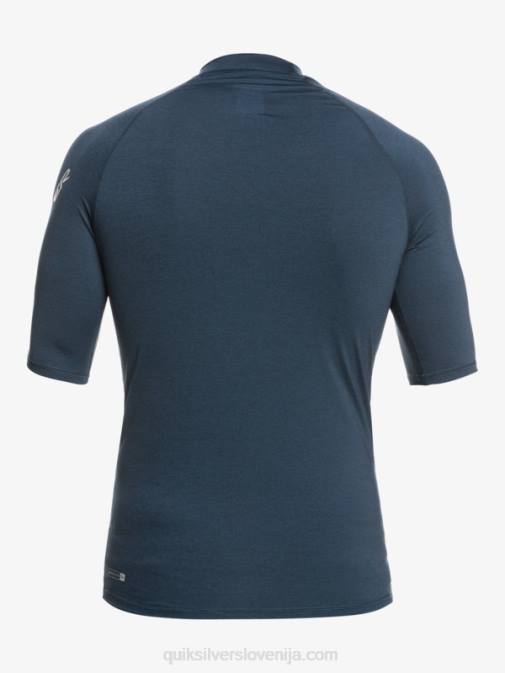 Quiksilver PJ4H812 moški mornarsko modri blazer heather ščitnik za vse čase s kratkimi rokavi do 50