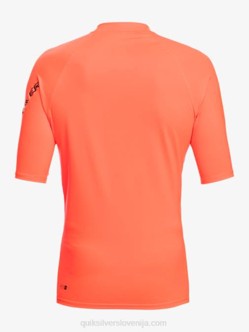 Quiksilver PJ4H813 moški ognjena korala ščitnik za vse čase s kratkimi rokavi do 50