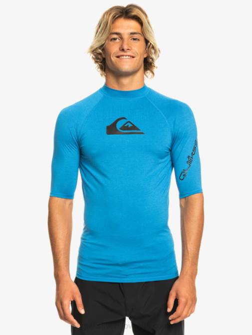 Quiksilver PJ4H814 moški dihalka modra vresa ščitnik za vse čase s kratkimi rokavi do 50