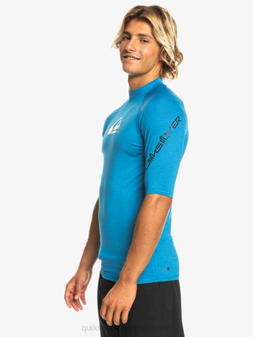 Quiksilver PJ4H814 moški dihalka modra vresa ščitnik za vse čase s kratkimi rokavi do 50