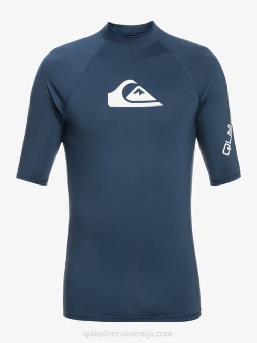 Quiksilver PJ4H815 moški insignija modra ščitnik za vse čase s kratkimi rokavi do 50