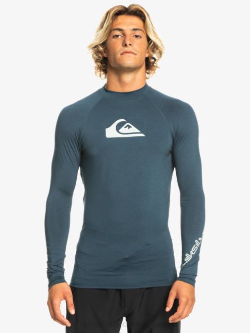 Quiksilver PJ4H820 moški mornarsko modri blazer heather ščitnik za vse čase z dolgimi rokavi do 50