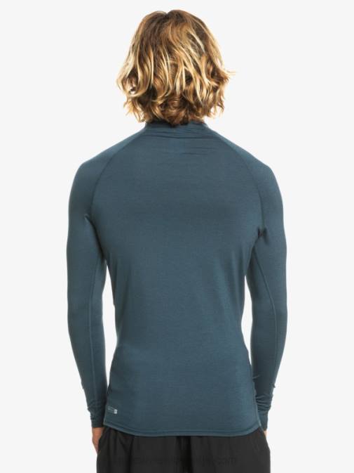 Quiksilver PJ4H820 moški mornarsko modri blazer heather ščitnik za vse čase z dolgimi rokavi do 50