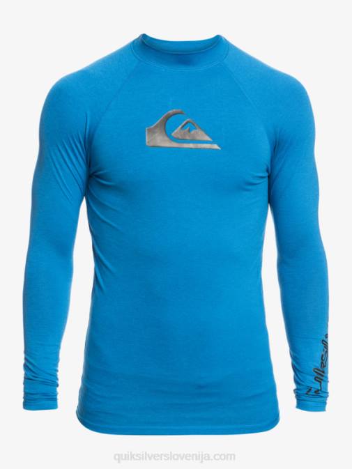 Quiksilver PJ4H822 moški dihalka modra vresa ščitnik za vse čase z dolgimi rokavi do 50
