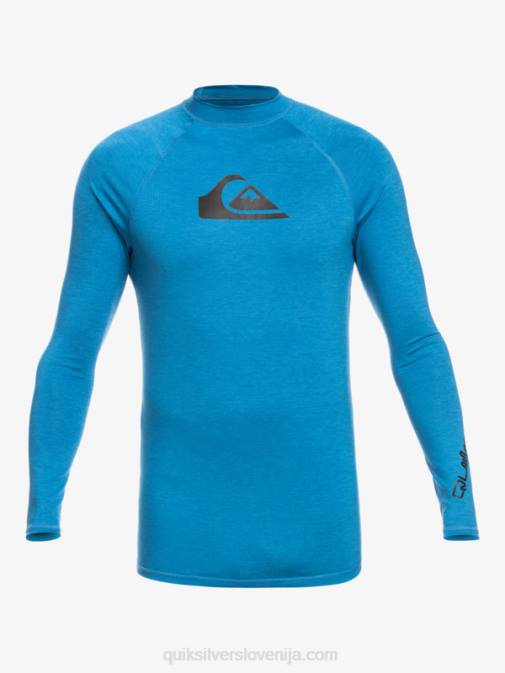 Quiksilver PJ4H823 moški vallarta modro resje ščitnik za vse čase z dolgimi rokavi do 50