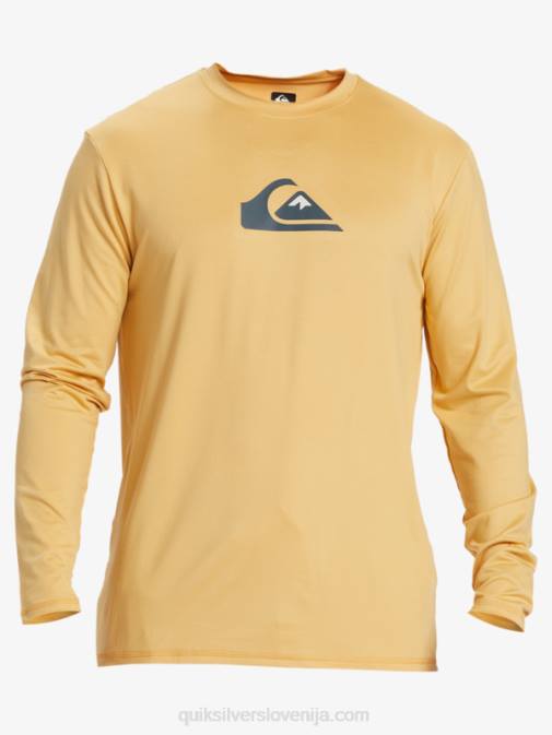 Quiksilver PJ4H843 moški pšenica majica za surfanje z dolgimi rokavi s polnimi črtami do 50