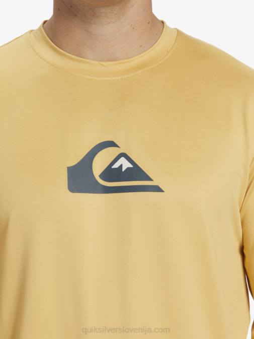 Quiksilver PJ4H843 moški pšenica majica za surfanje z dolgimi rokavi s polnimi črtami do 50