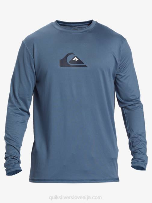 Quiksilver PJ4H844 moški Beringovo morje majica za surfanje z dolgimi rokavi s polnimi črtami do 50