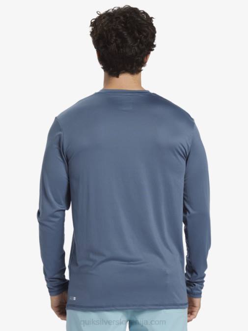 Quiksilver PJ4H844 moški Beringovo morje majica za surfanje z dolgimi rokavi s polnimi črtami do 50
