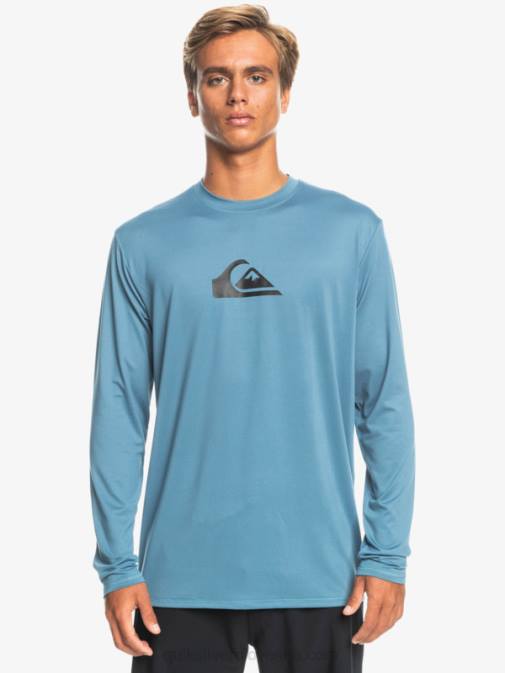 Quiksilver PJ4H847 moški provansalski majica za surfanje z dolgimi rokavi s polnimi črtami do 50