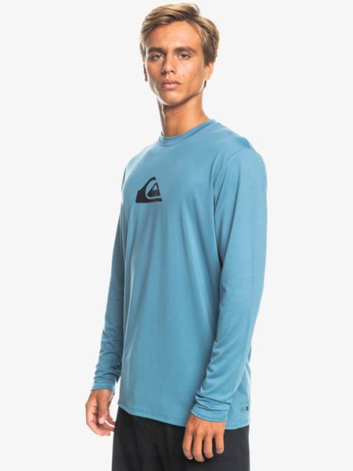 Quiksilver PJ4H847 moški provansalski majica za surfanje z dolgimi rokavi s polnimi črtami do 50
