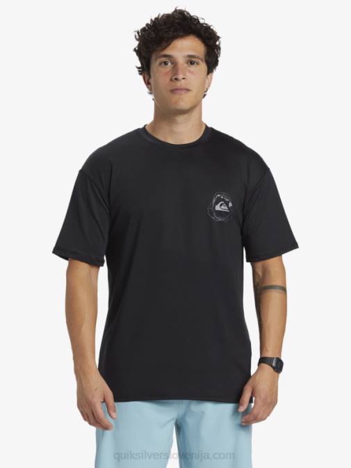 Quiksilver PJ4H883 moški Črna majica s kratkimi rokavi hawaii big bite upf 50