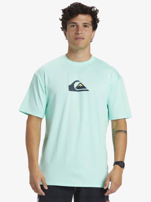 Quiksilver PJ4H886 moški kozarec za plažo majica s kratkimi rokavi z enojno črto do 50