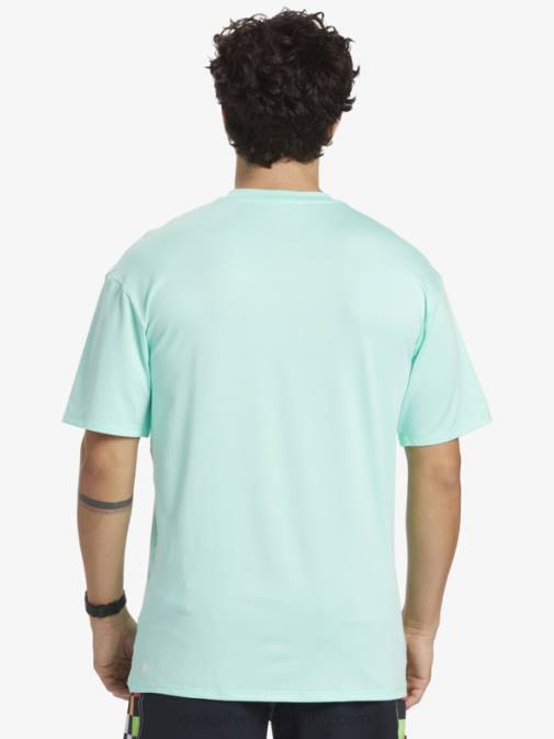 Quiksilver PJ4H886 moški kozarec za plažo majica s kratkimi rokavi z enojno črto do 50