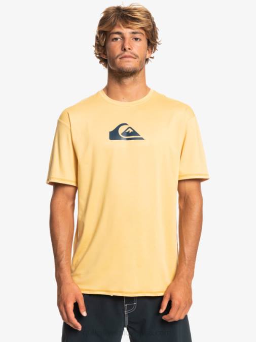 Quiksilver PJ4H887 moški pšenica majica s kratkimi rokavi z enojno črto do 50