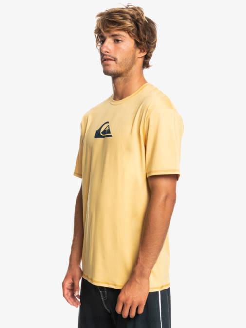 Quiksilver PJ4H887 moški pšenica majica s kratkimi rokavi z enojno črto do 50