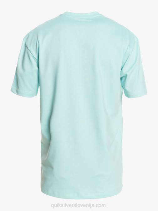 Quiksilver PJ4H889 moški angelsko modra majica s kratkimi rokavi z enojno črto do 50