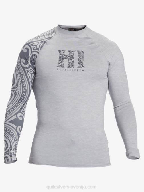 Quiksilver PJ4H922 moški žled vresa majica z dolgimi rokavi hawaii big island upf 50