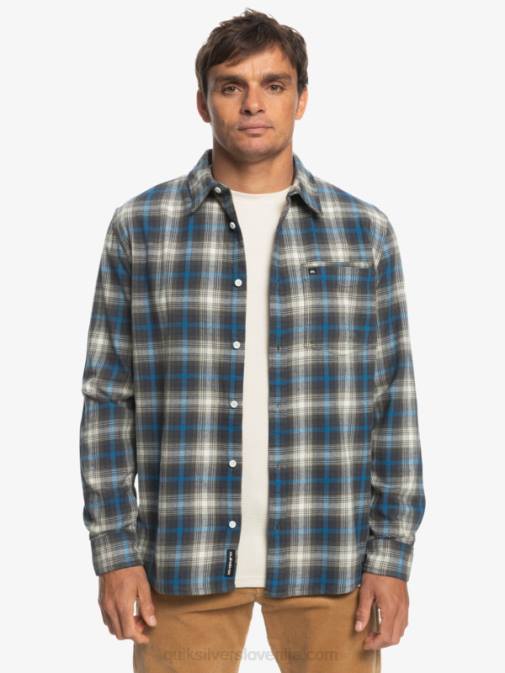 Quiksilver PJ4H1048 moški cramond iz grozdnih listov cramond raztegljiva majica z dolgimi rokavi