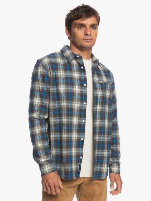 Quiksilver PJ4H1048 moški cramond iz grozdnih listov cramond raztegljiva majica z dolgimi rokavi