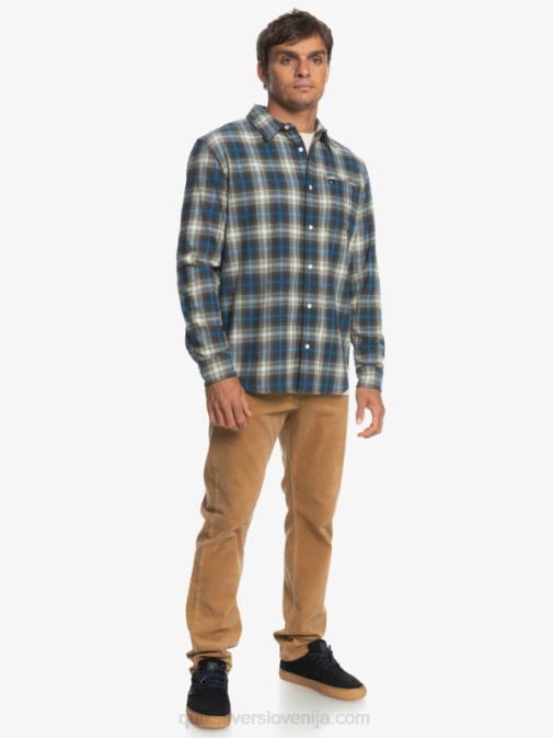 Quiksilver PJ4H1048 moški cramond iz grozdnih listov cramond raztegljiva majica z dolgimi rokavi