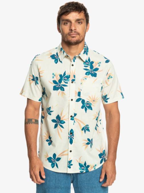 Quiksilver PJ4H1088 moški breza praznična praznična majica s kratkimi rokavi
