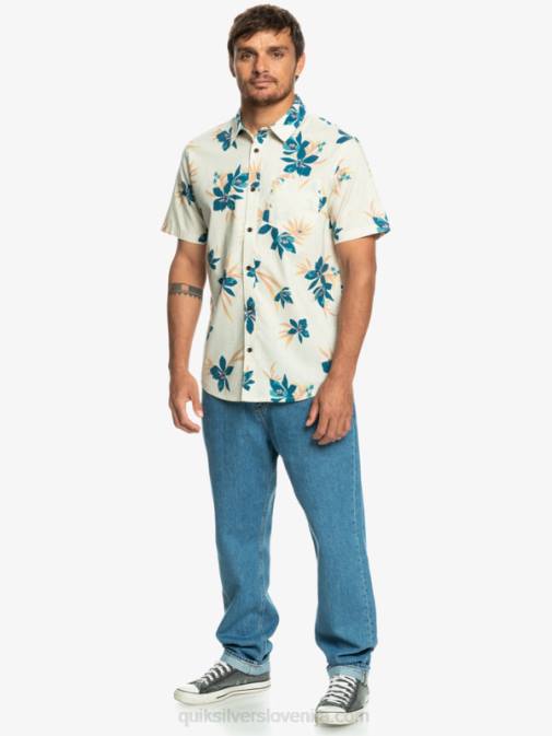 Quiksilver PJ4H1088 moški breza praznična praznična majica s kratkimi rokavi