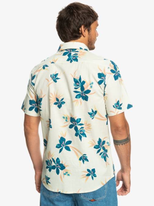 Quiksilver PJ4H1088 moški breza praznična praznična majica s kratkimi rokavi