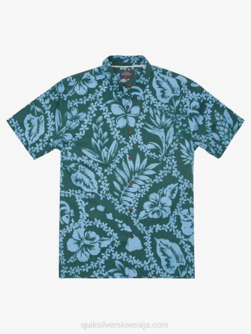 Quiksilver PJ4H1108 moški dim pine prihod lei srajca s kratkimi rokavi ob prihodu waterman lei