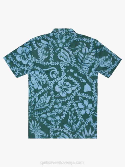 Quiksilver PJ4H1108 moški dim pine prihod lei srajca s kratkimi rokavi ob prihodu waterman lei