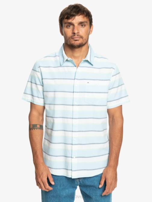 Quiksilver PJ4H1206 moški beli cali sončni vzhod 231 srajca s kratkimi rokavi cali sunrise