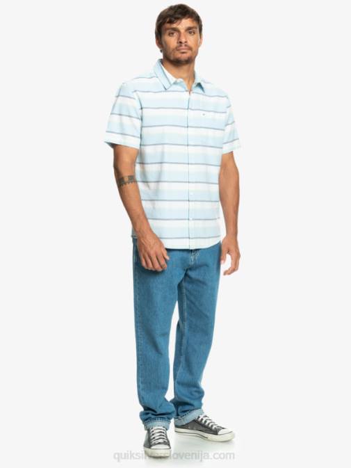 Quiksilver PJ4H1206 moški beli cali sončni vzhod 231 srajca s kratkimi rokavi cali sunrise