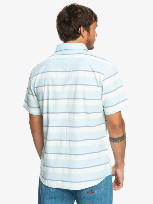 Quiksilver PJ4H1206 moški beli cali sončni vzhod 231 srajca s kratkimi rokavi cali sunrise