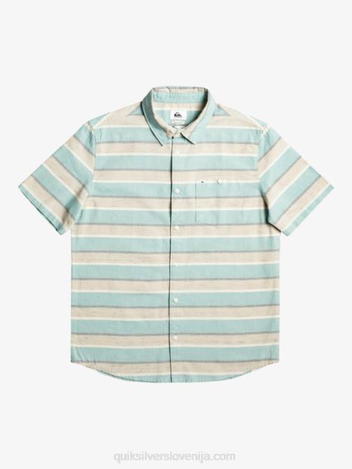 Quiksilver PJ4H1207 moški plaza taupe cali sončni vzhod 231 srajca s kratkimi rokavi cali sunrise