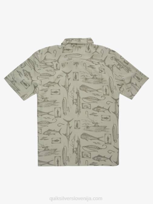Quiksilver PJ4H1217 moški tea slack line waterman srajca s kratkimi rokavi