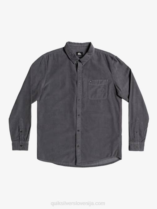 Quiksilver PJ4H1223 moški železna vrata srajca z dolgimi rokavi smoke trail