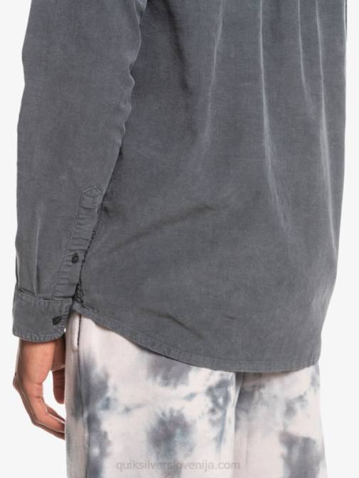 Quiksilver PJ4H1223 moški železna vrata srajca z dolgimi rokavi smoke trail