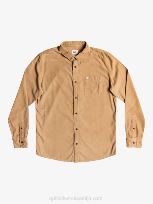 Quiksilver PJ4H1224 moški tanin srajca z dolgimi rokavi smoke trail