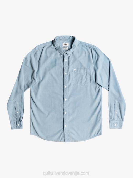 Quiksilver PJ4H1225 moški ashley blue srajca z dolgimi rokavi smoke trail