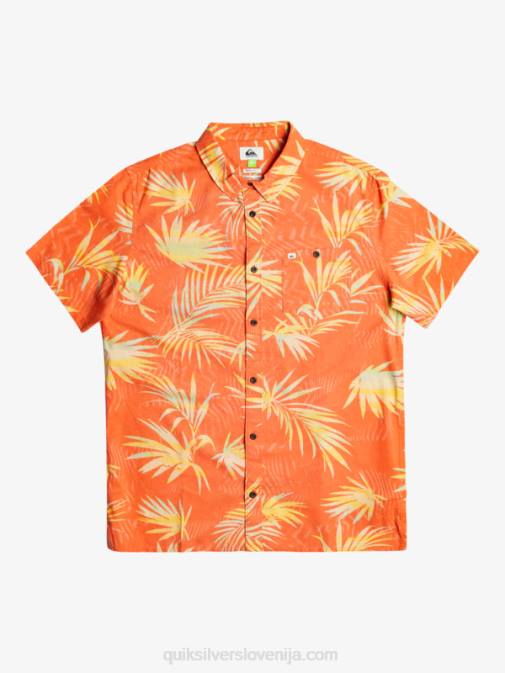 Quiksilver PJ4H1241 moški natrgan svež losos strgana bombažna majica s kratkimi rokavi