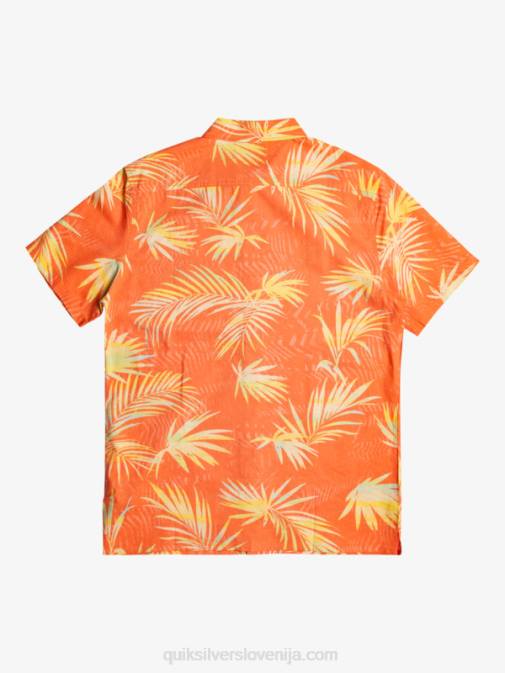 Quiksilver PJ4H1241 moški natrgan svež losos strgana bombažna majica s kratkimi rokavi