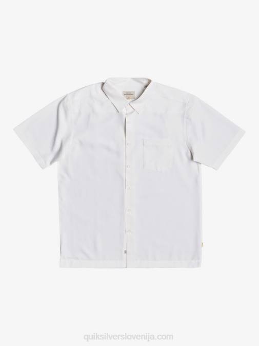 Quiksilver PJ4H1300 moški bela centinella waterman centinela premium majica proti gubam