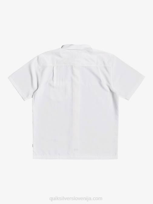 Quiksilver PJ4H1300 moški bela centinella waterman centinela premium majica proti gubam
