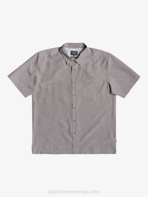 Quiksilver PJ4H1301 moški kremenčevo siva centinella waterman centinela premium majica proti gubam