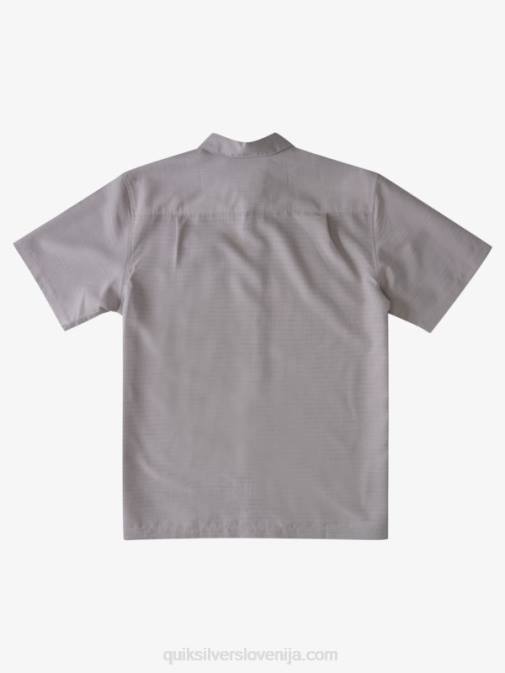 Quiksilver PJ4H1301 moški kremenčevo siva centinella waterman centinela premium majica proti gubam