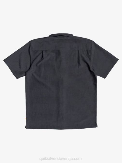 Quiksilver PJ4H1303 moški črna centinella waterman centinela premium majica proti gubam