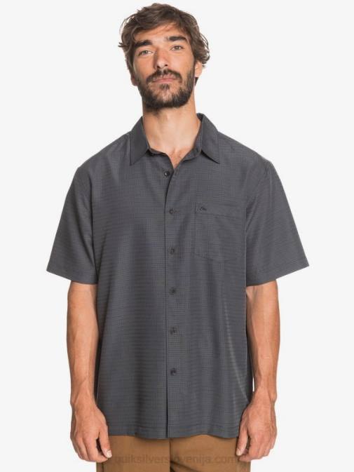Quiksilver PJ4H1303 moški črna centinella waterman centinela premium majica proti gubam