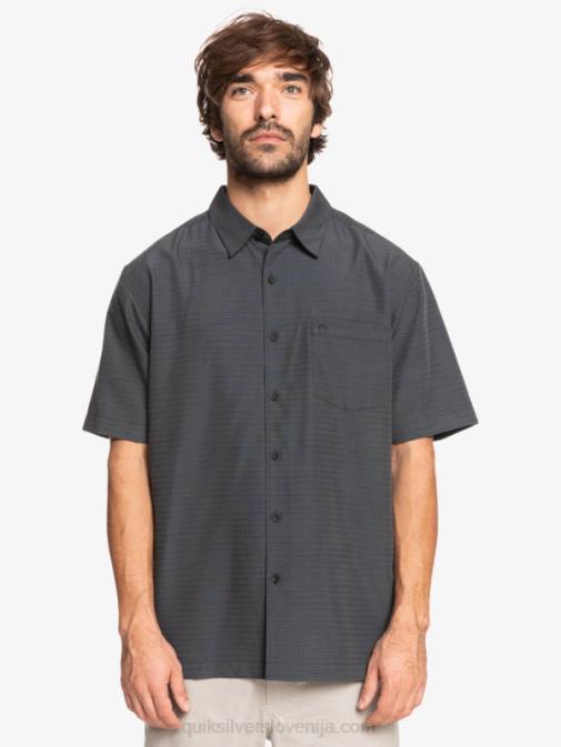Quiksilver PJ4H1303 moški črna centinella waterman centinela premium majica proti gubam