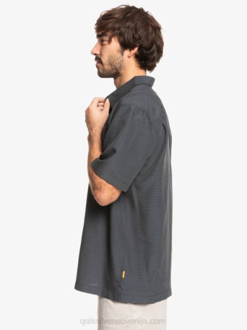 Quiksilver PJ4H1303 moški črna centinella waterman centinela premium majica proti gubam