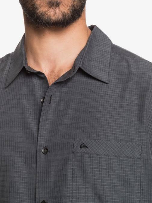 Quiksilver PJ4H1303 moški črna centinella waterman centinela premium majica proti gubam